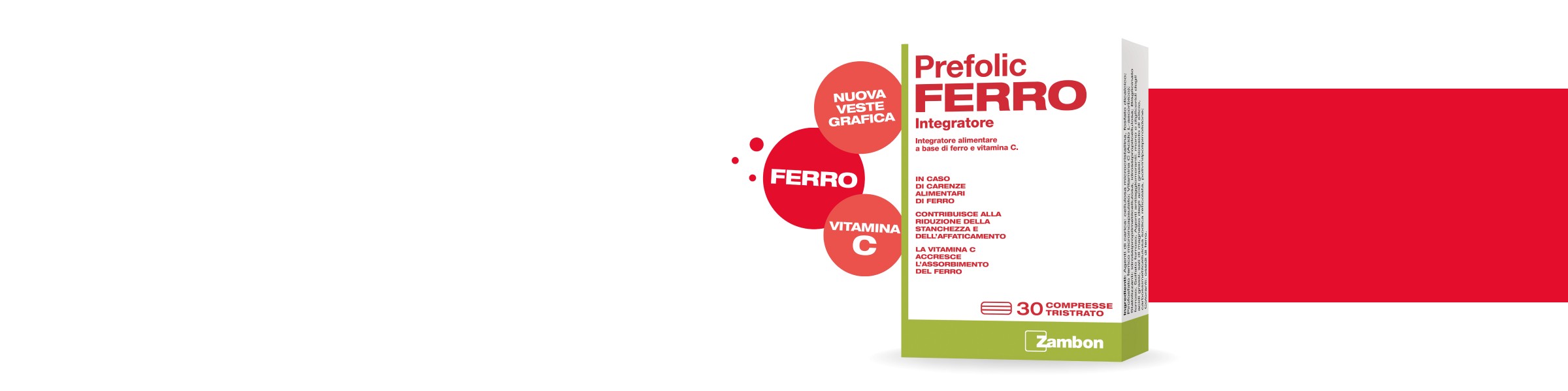 Box prodotto Prefolic Ferro con nuova grafica